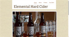 Desktop Screenshot of elementalhardcider.com